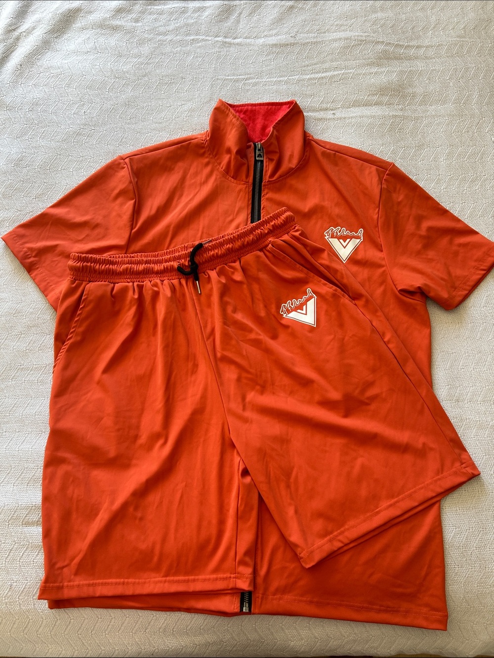 Men's Red Athletic 2 piece - Casual Drawstring